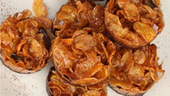 Flaky, Cherry & Dark Chocolate Florentines Recipe